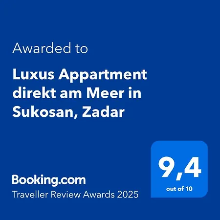 Apartment Luxus Direkt Am In Sukosan, Zadar
